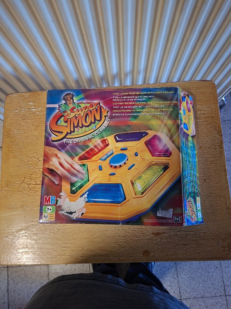 Super Simon van MB, Hobby en Vrije tijd, Ophalen of Verzenden, Gebruikt, MB spellen