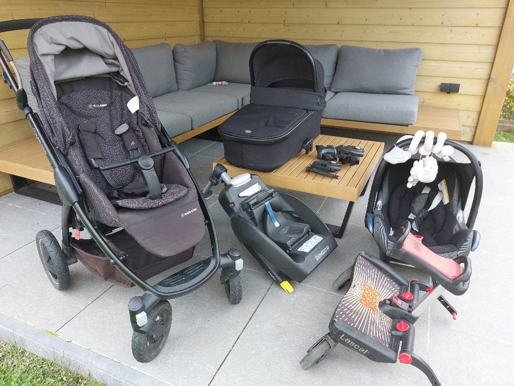 Maxi-Cosi Koets / Buggy / Reiswieg / Autostoel + extra's, Enfants & Bébés, Avec siège auto, Enlèvement, Utilisé, Poussette