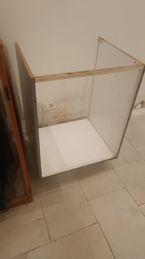 Caisson pour électroménager encastrable, Enlèvement, Gris
