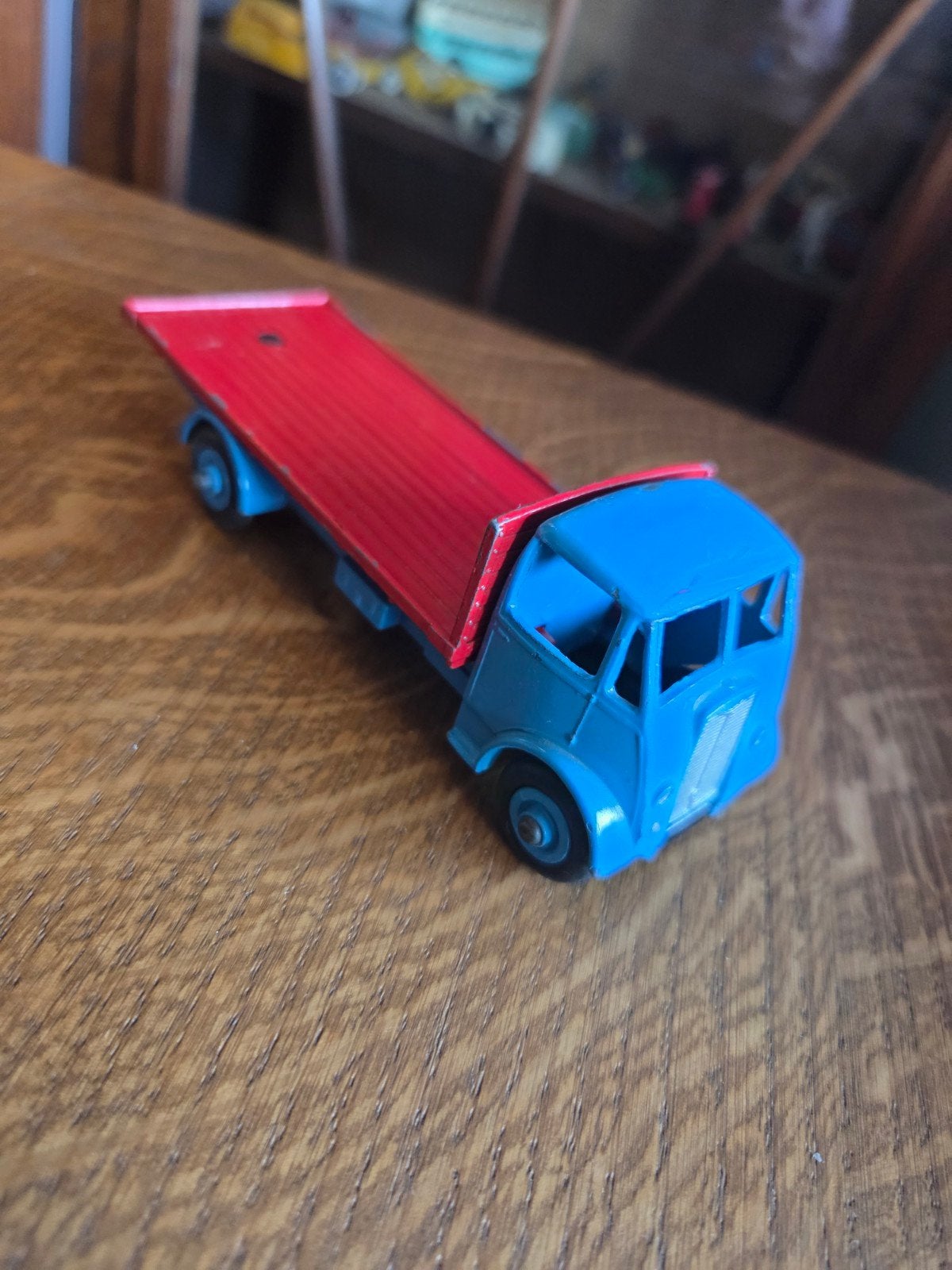 CAMION PLAT DINKY TOYS 512 432 GUY, RARE, BLEU CLAIR, ORIGIN, Envoi