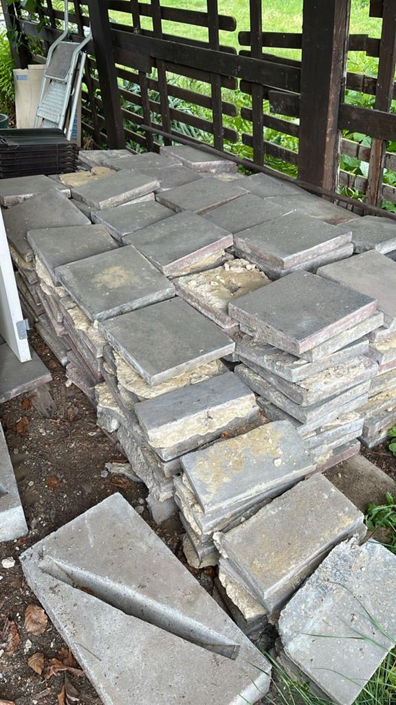 Stoepdallen, Tuin en Terras, Tegels en Klinkers, Ophalen, Gebruikt, 10 m² of meer, Klinkers