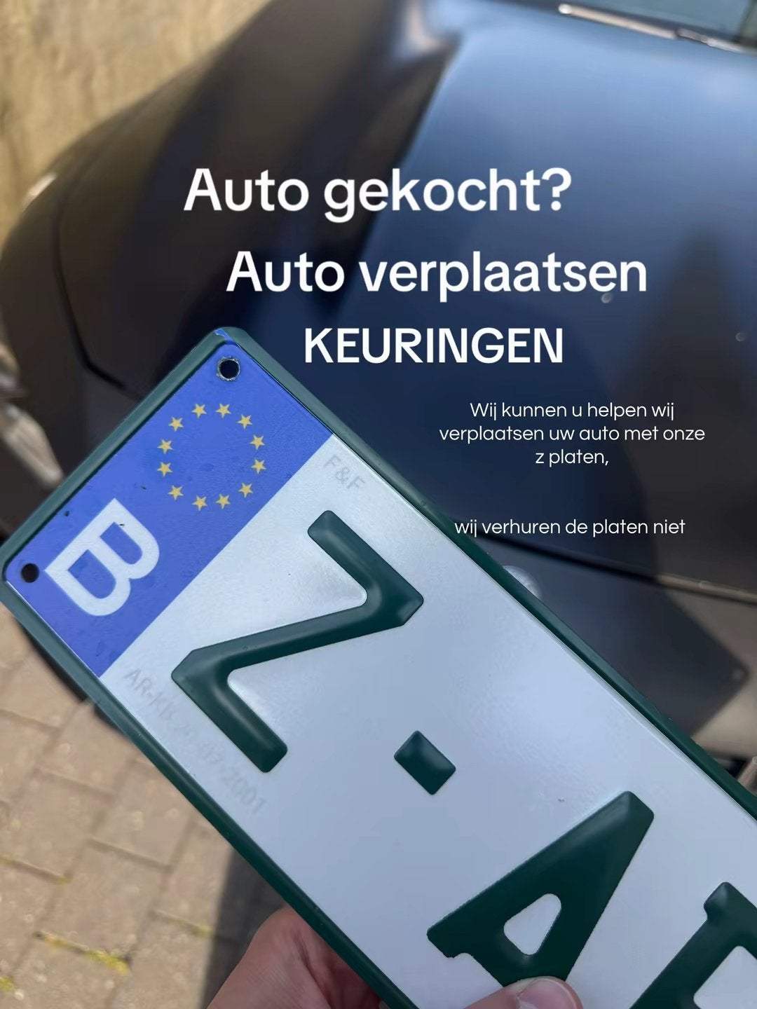 Z plaat handelaars plaat, Ophalen, Zo goed als nieuw