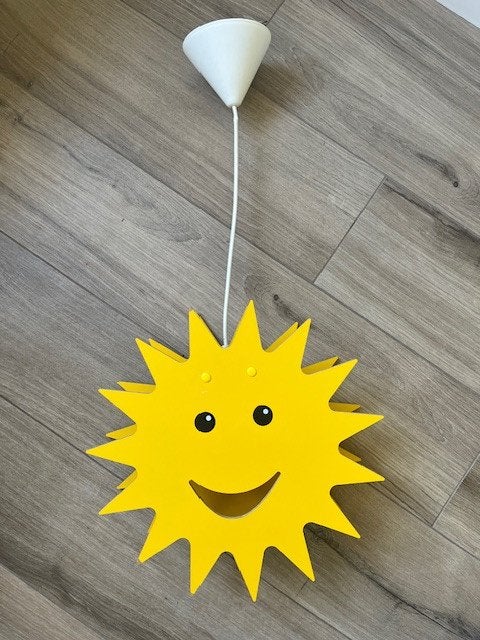 Verlichting (kinder)kamer - ZON, Huis en Inrichting, Ophalen, Gebruikt, Hout