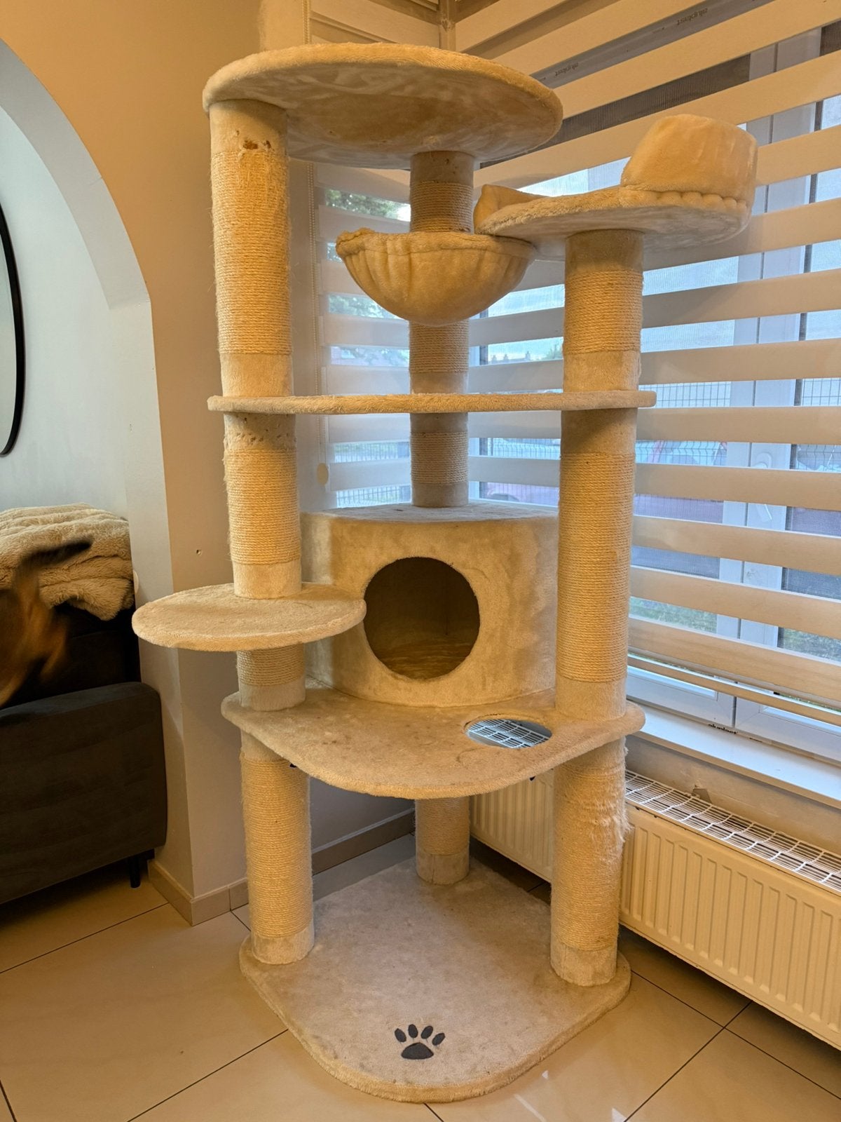 Krabpaal XXL 190cm, Dieren en Toebehoren, Ophalen, Gebruikt, Krabpaal