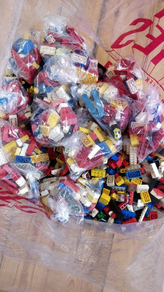 Lego-mix uit de oudheid, Ophalen of Verzenden, Gebruikt, Losse stenen, Lego