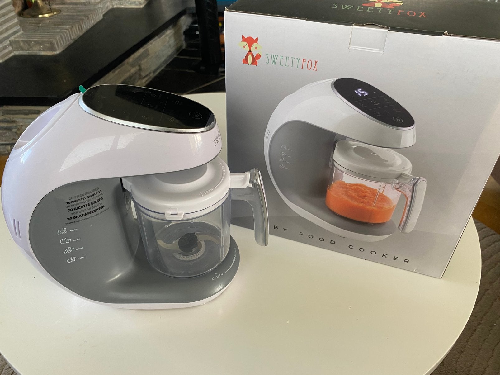 Bébé Food Cooker Sweety Fox, Elektronische apparatuur, Airfryers, Ophalen of Verzenden, Zo goed als nieuw