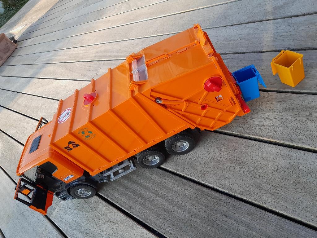 Vuilniswagen Bruder 03760 - Scania R schaal 1:16, Kinderen en Baby's, Speelgoed |Speelgoedvoertuigen, Ophalen