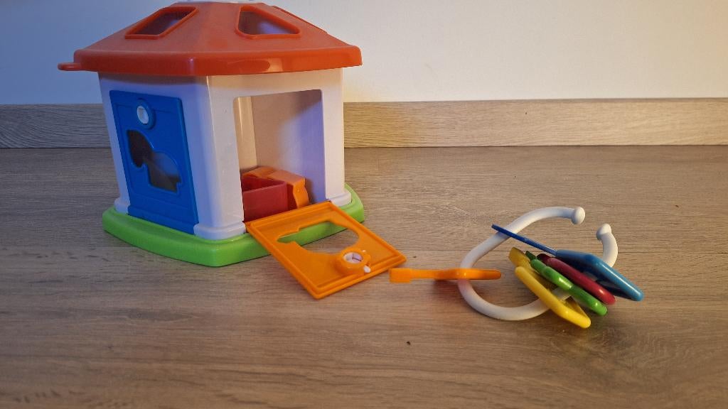 Chicco Animal Cottage vormenstoof met sleutels compleet, Enlèvement, Utilisé, Puzzles