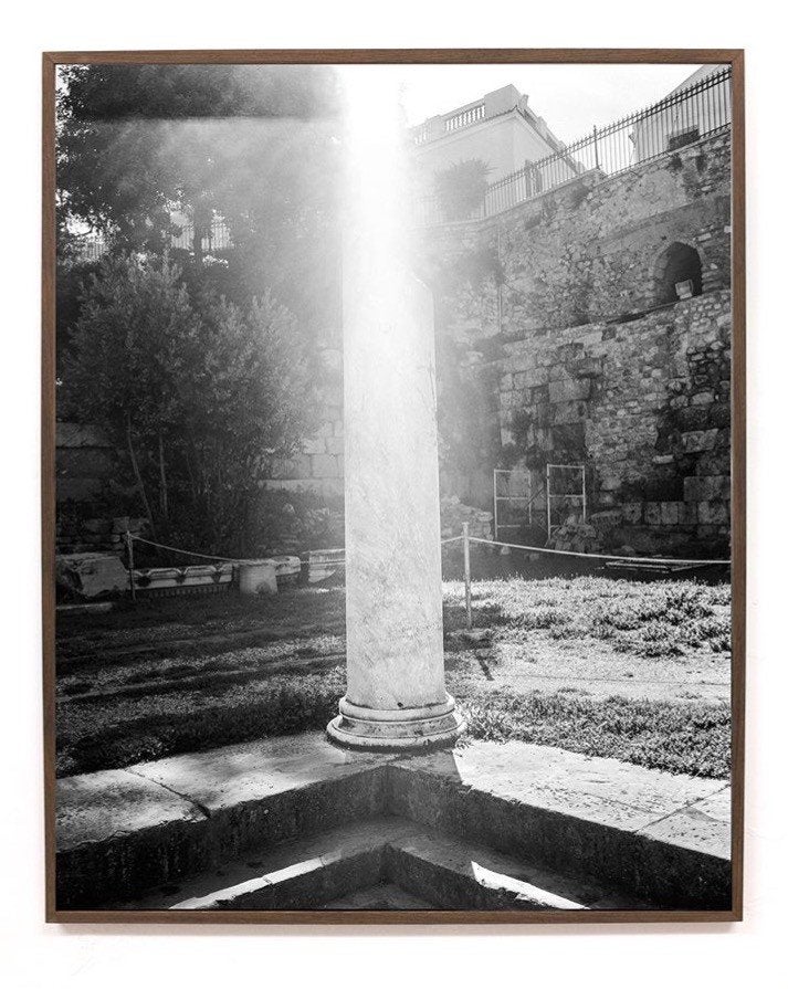 Sybren Vanoverberghe - Pilier, Antiquités & Art, Enlèvement ou Envoi, Photo, Sous verre