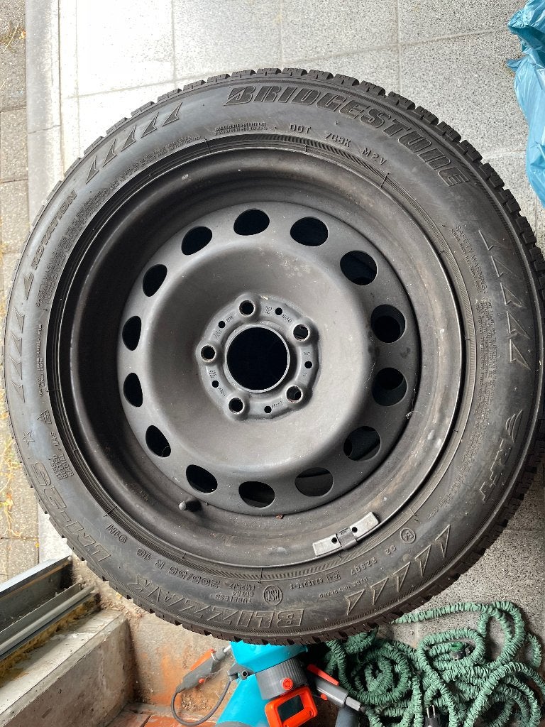 Winterbanden, Auto-onderdelen, Banden en Velgen, Ophalen, Gebruikt, 16 inch, Banden en Velgen