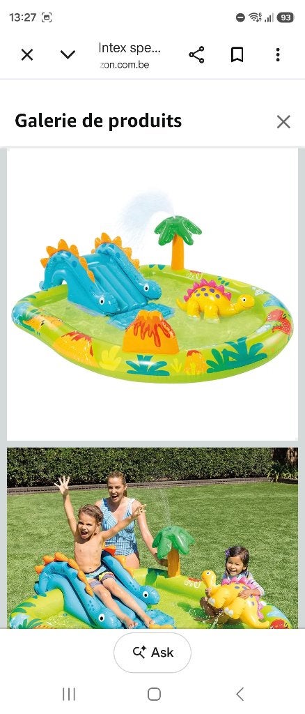 Piscine intex, Jardin & Terrasse, Piscine gonflable, Enlèvement ou Envoi, Comme neuf, Ovale