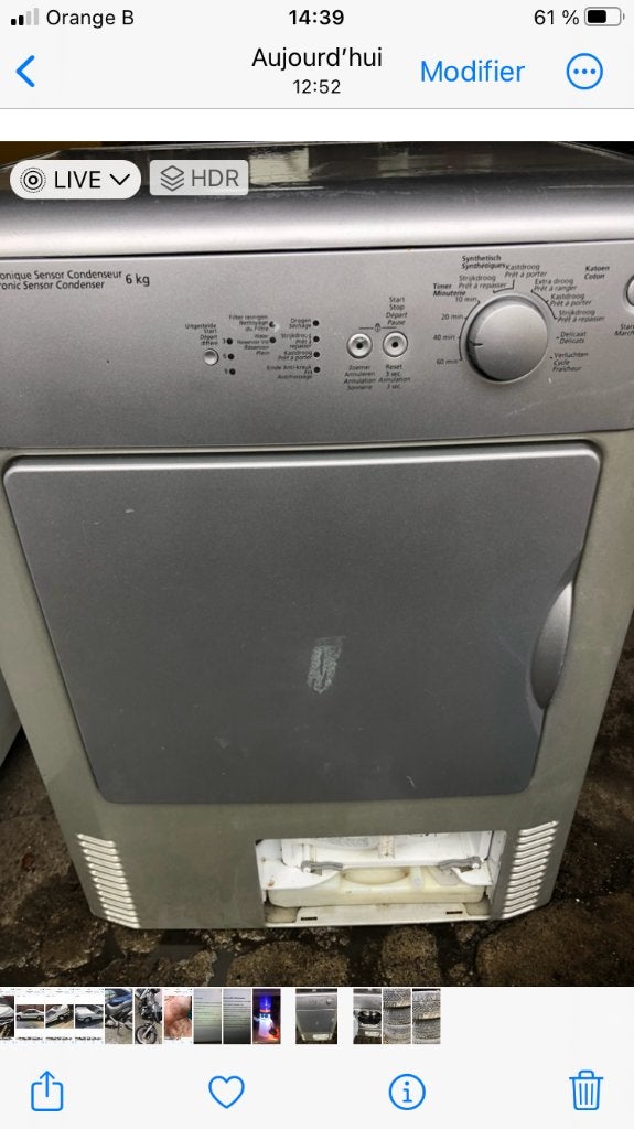 Sèche-linge Beko condensation, Electroménager, Enlèvement