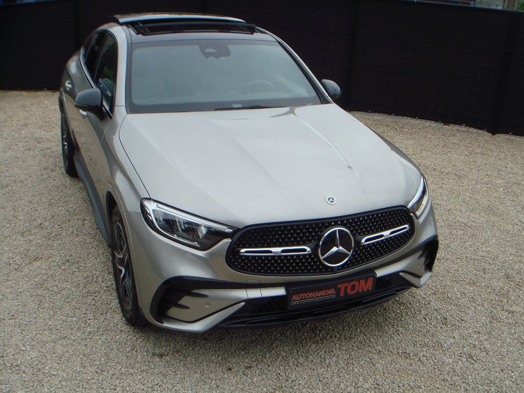 MERCEDES GLC 200 COUPE * AMG LINE * NGHT PACK * PANO* LEDER, Cuir, Argent ou Gris, Achat, Euro 6