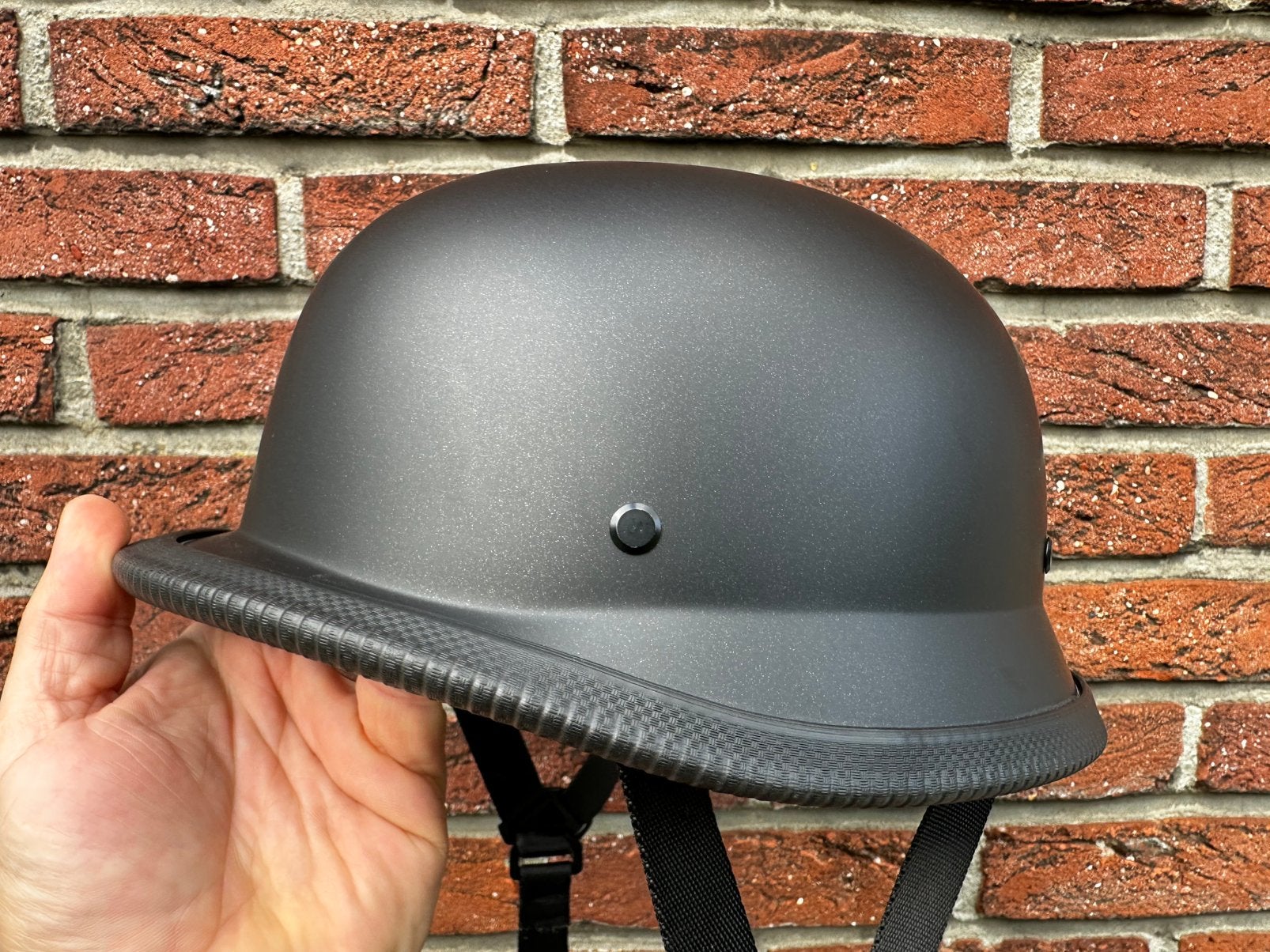 Duitse motohelm maat xl, Ophalen, Zo goed als nieuw