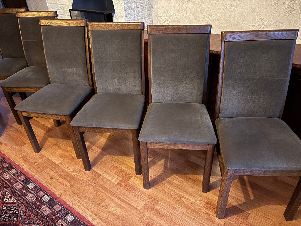 6 zeer degelijke stoelen - eetkamer - spotprijs !, Maison & Meubles, Chaises, Comme neuf, Cinq, Six Chaises ou plus, Bois, Autres couleurs