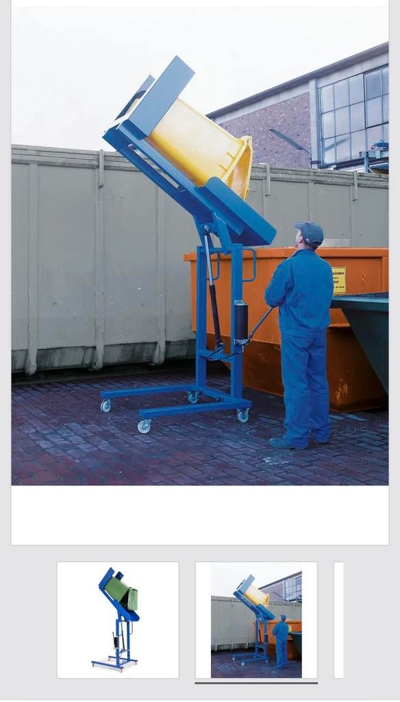 ELEKTRISCHE HYDRAULISCHE HEF-KANTELINSTALLATIE, Enlèvement ou Envoi, Comme neuf