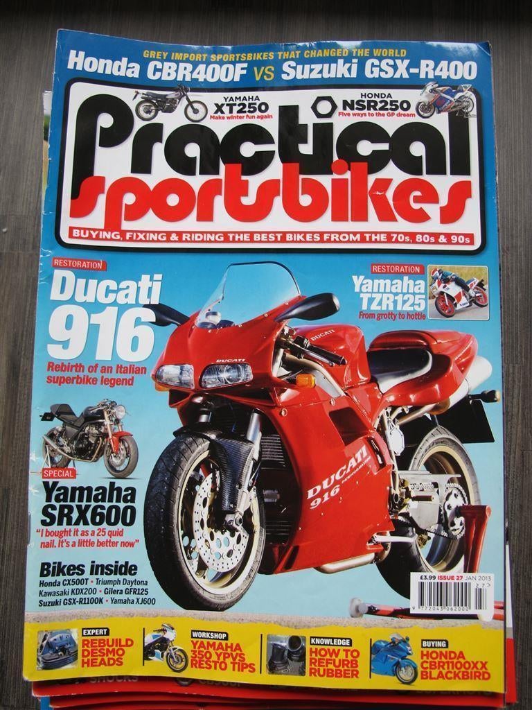 Documentatie 9B practical sportsbikes magazine jaargan 2013, Ophalen of Verzenden, Nieuw