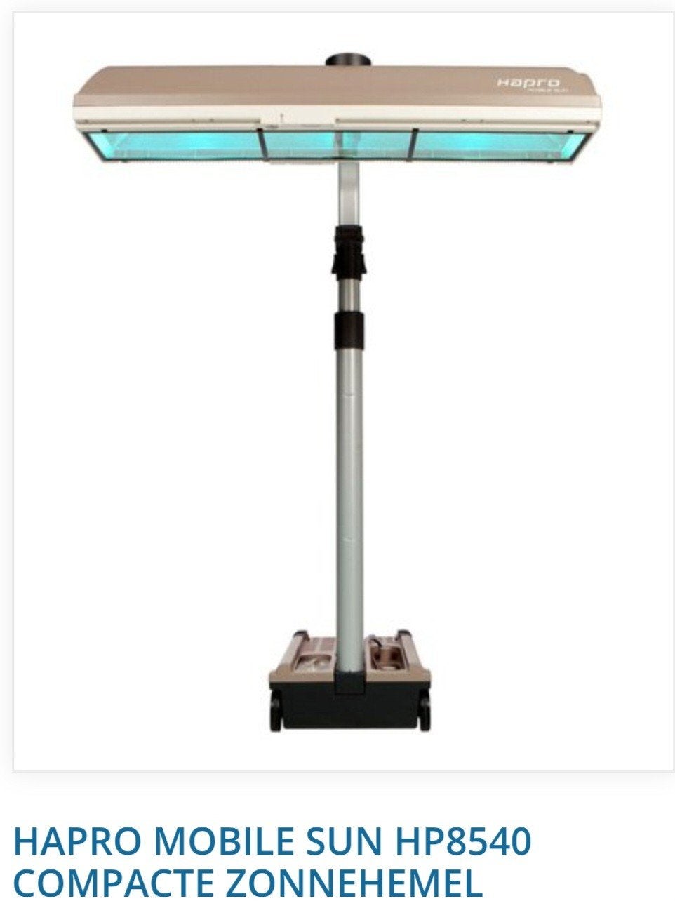 zonnehemel, Electroménager, Solarium, Banc solaire & Bronzage facial, Enlèvement ou Envoi, Utilisé, Banc solaire simple face, Moins de 10 lampes