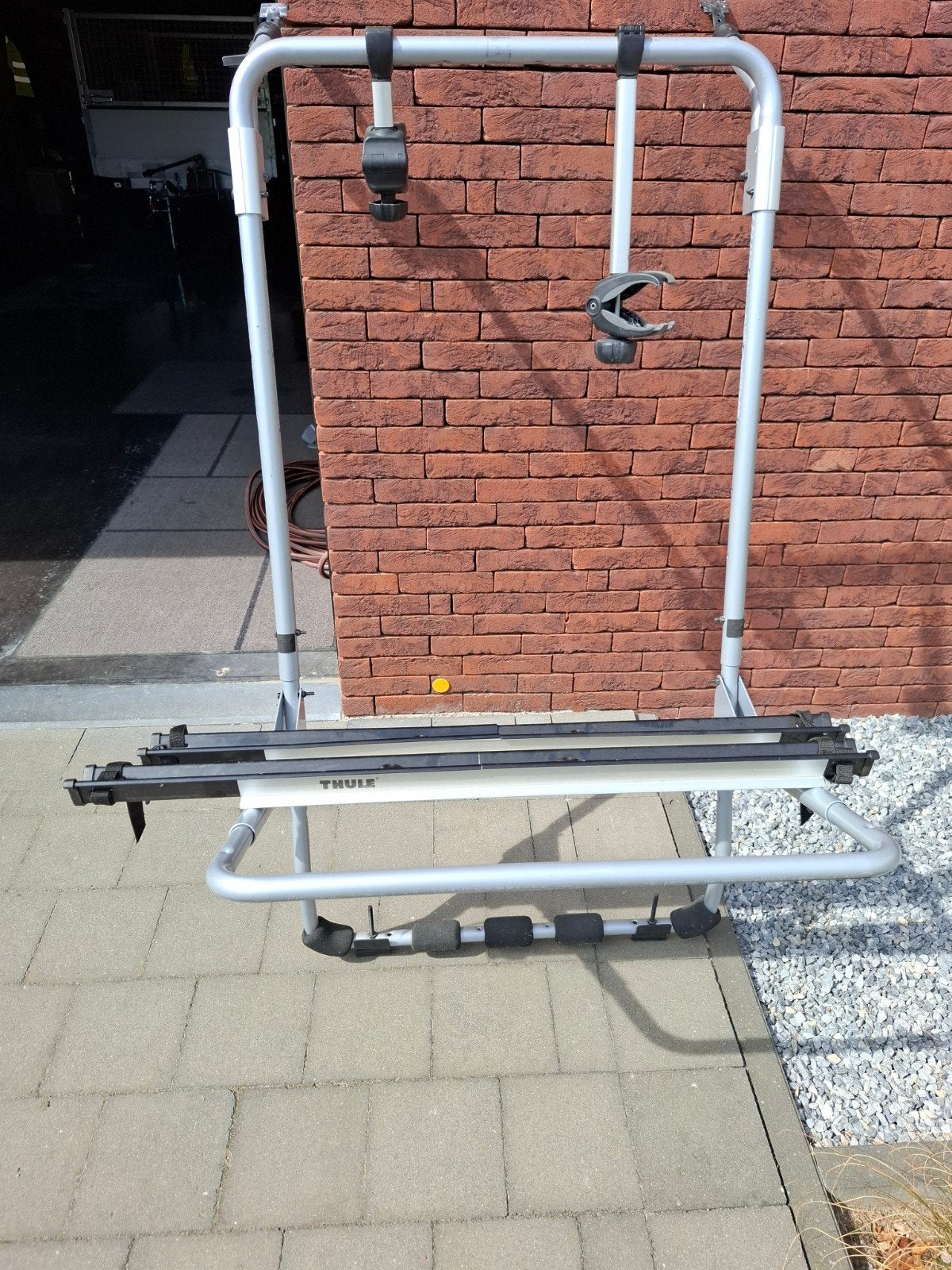 Thule Fietsdrager Backpac Kit 18, Elektrische fiets, Zo goed als nieuw, 2 fietsen, Achterklepdrager