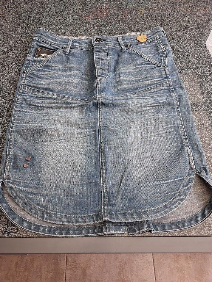 Damesrok G-Star Raw. Zo goed als nieuw. Kleur : blauw., Kleding | Dames, Maat 38/40 (M), Blauw, Ophalen of Verzenden, Zo goed als nieuw