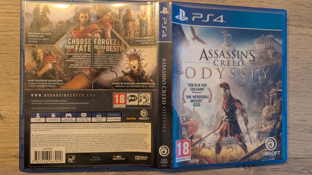 Assassin’s Creed Odyssey – PS4, Consoles de jeu & Jeux vidéo, Jeux | Sony PlayStation 4, Enlèvement ou Envoi, 1 joueur, À partir de 18 ans