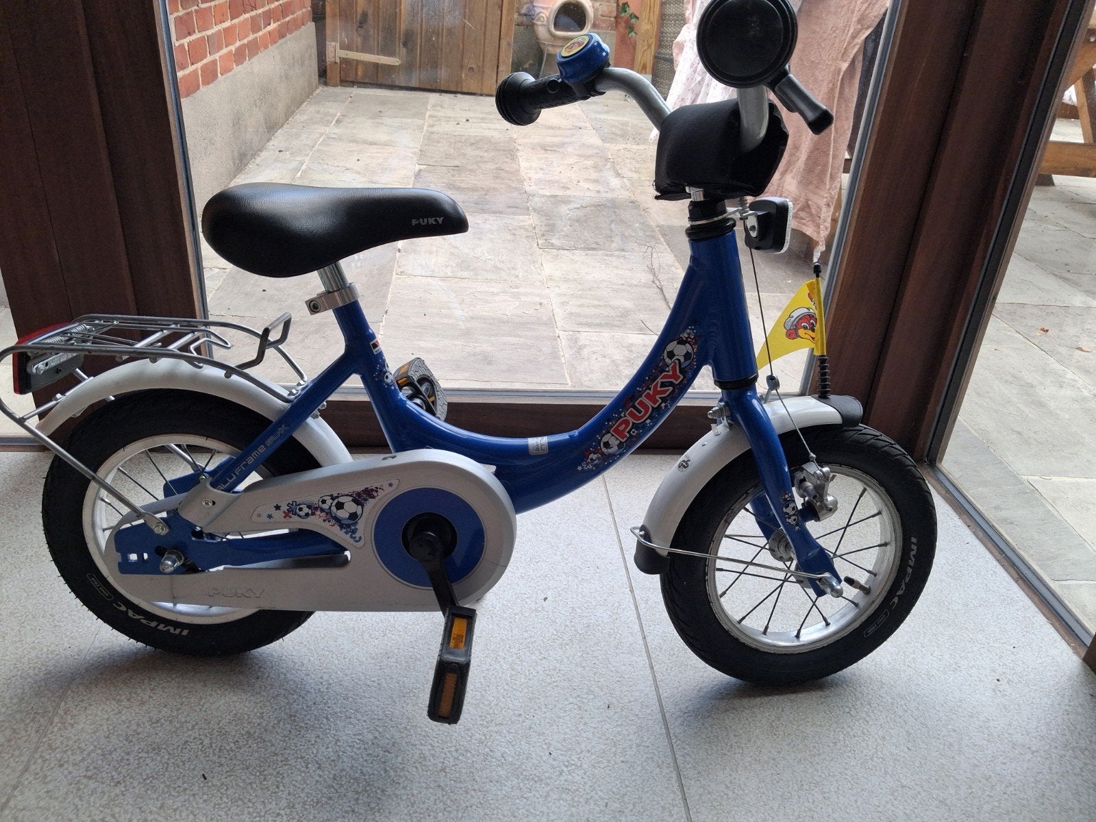 Puky fiets 12inch + steunwieltjes, Ophalen, Zijwieltjes, Gebruikt, Puky