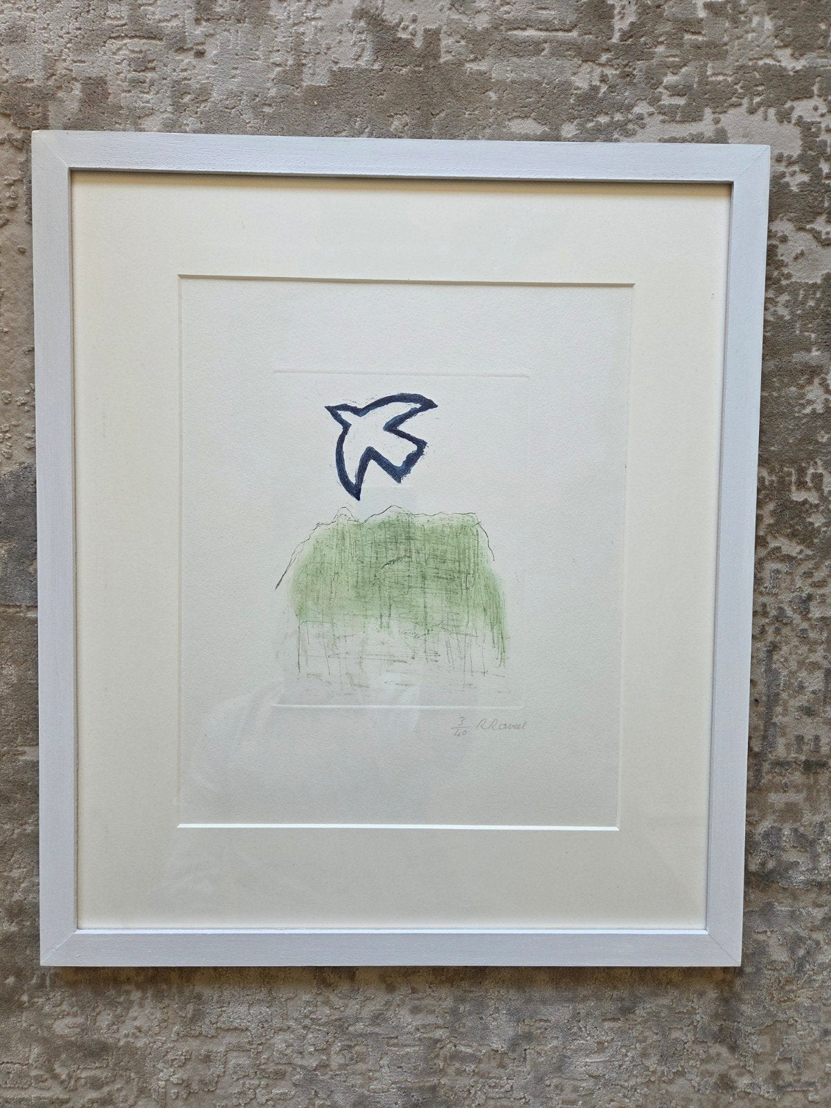 Roger Raveel ets, Genummerd, Ophalen of Verzenden, Ets