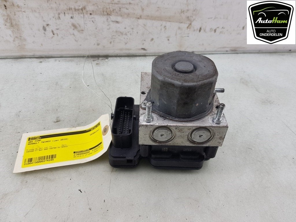 ABS POMP Renault Twingo III (AH) (01-2014/07-2024), Robert Bosch AG, Gebruikt, Renault, Robert-Bosch-Allee 1
74232  Abstatt, DE
