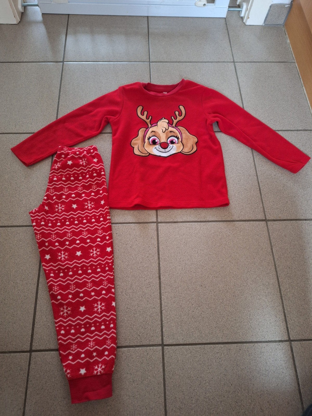 Pyjama fleece maat 116, Kinderen en Baby's, Kinderkleding | Maat 116, Ophalen