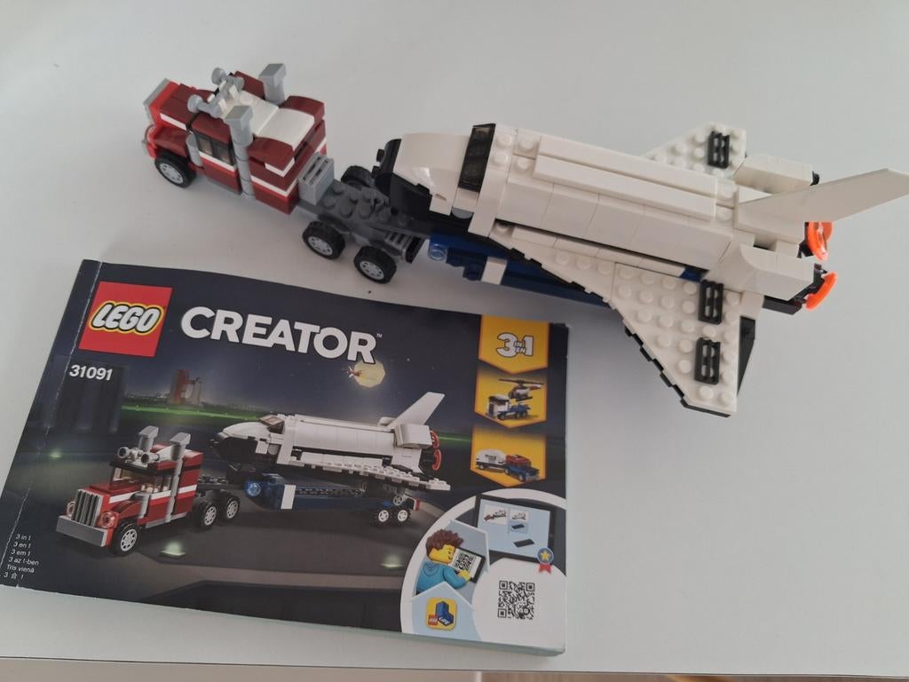 Lego creator spaceshuttle transport. Nr 31091, Ophalen, Lego, Creator