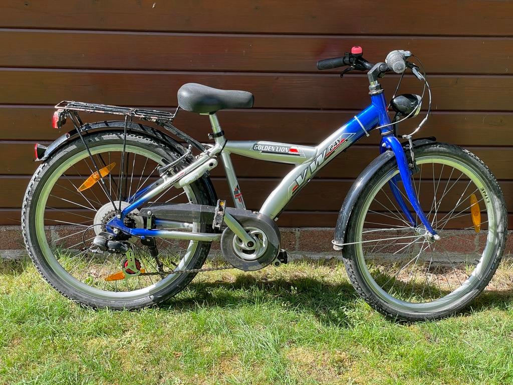 Kinderfiets 24 inch met versnellingen en Axa slot, Ophalen, Gebruikt, Velgrem, 20 inch of meer