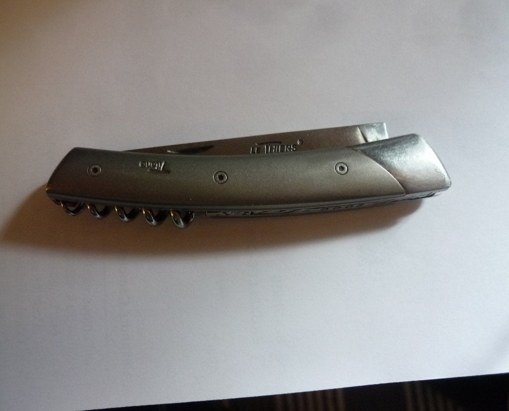 Le Thiers mes van Chambriard in titanium in 2000, Antiek en Kunst, Antiek | Gereedschap en Instrumenten, Ophalen of Verzenden