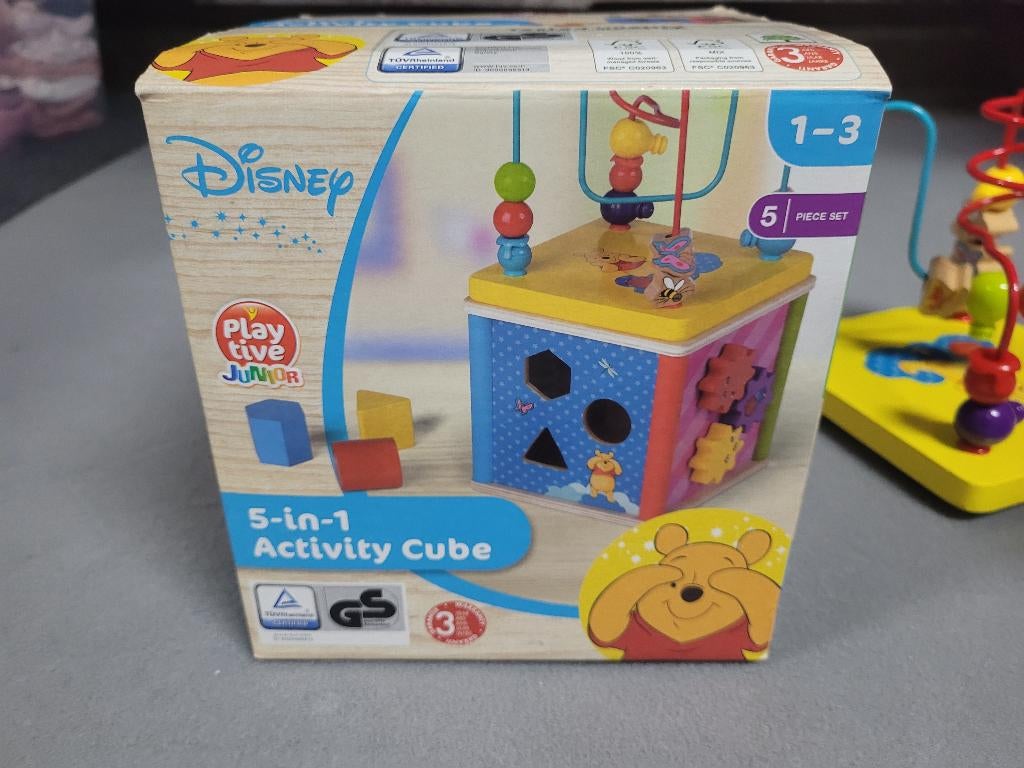 Cube d'activités 5 en 1 Disney, Winnie l'ourson, Enlèvement ou Envoi, Comme neuf