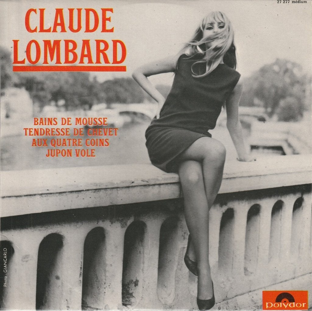 Claude Lombard - Bains de mousse + 3 andere, CD & DVD, Vinyles Singles, 7 inch, Comme neuf, Autres genres, EP
