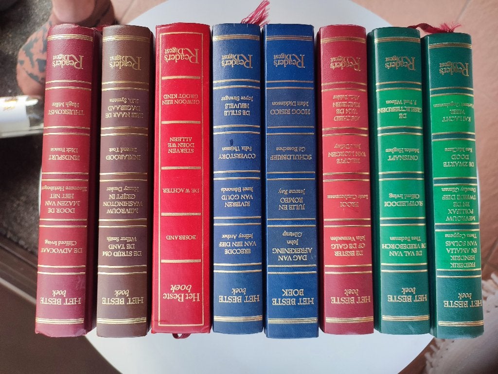 8 boeken readers digest, Boeken, Literatuur, Ophalen, Zo goed als nieuw, Diverse auteurs, België