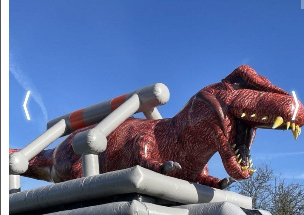 T-Rex springkasteel te huur, Enlèvement