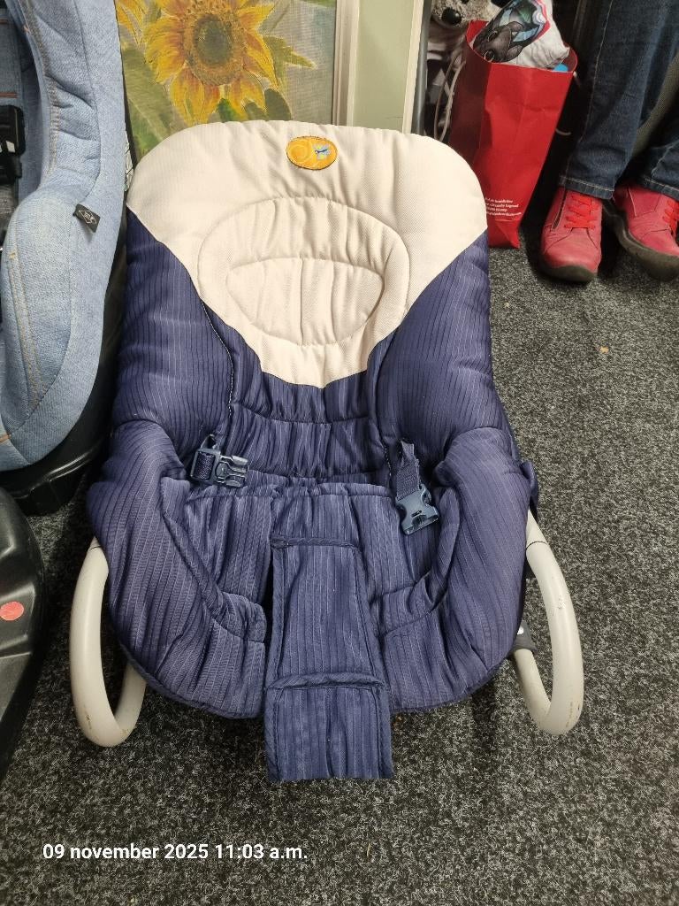 videur, Enlèvement, Comme neuf, Chaise rebondissante, Avec ceinture(s)