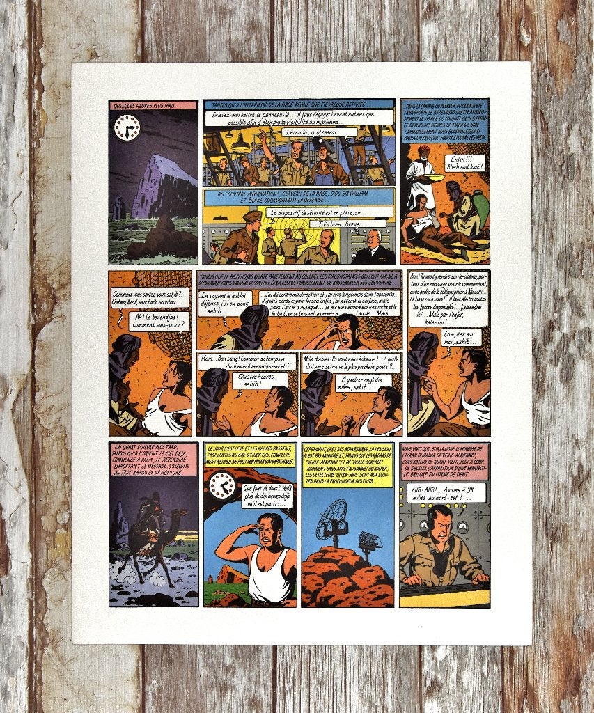 Blake et Mortimer - Het geheim van de zwaardvis - zeefdruk 2, Boeken, Ophalen of Verzenden, Nieuw