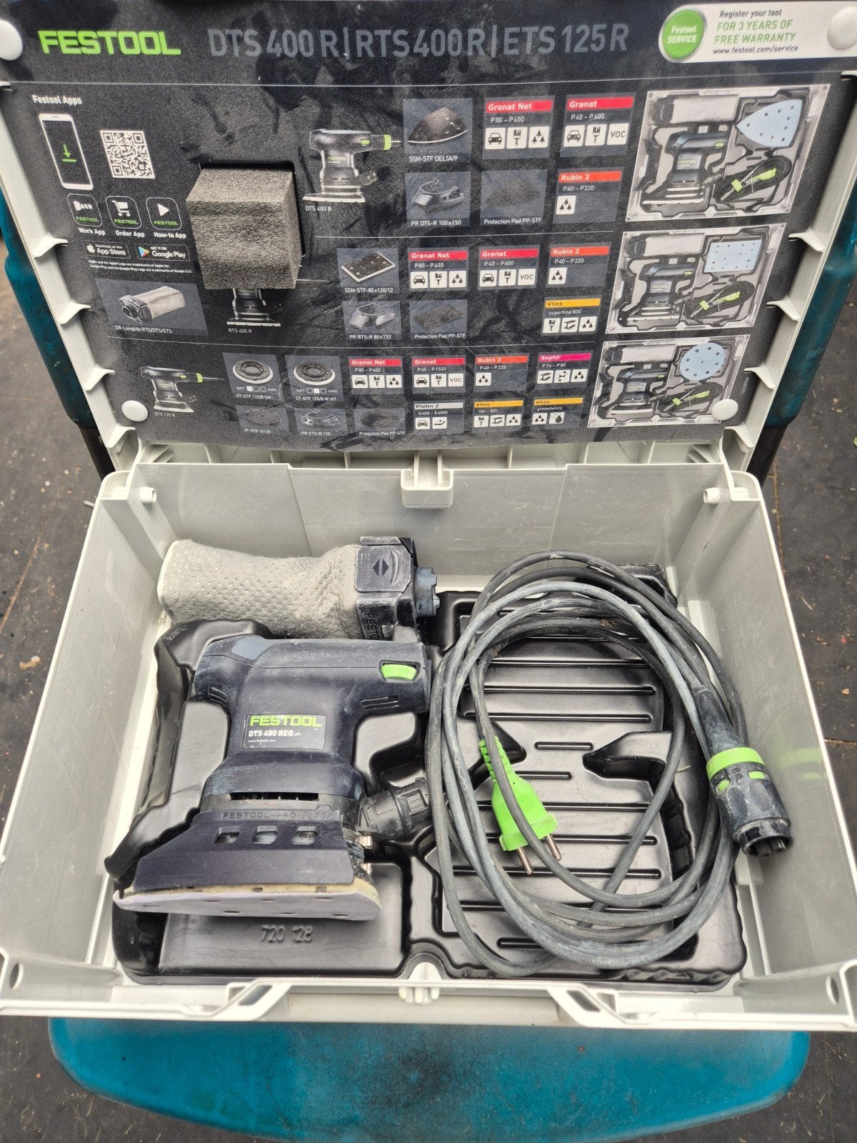 Ponceuse FESTOOL DTS 400 REQ-Plus, Bricolage & Construction, Outillage | Ponceuses, Enlèvement, Comme neuf, 600 à 1200 watts, Ponceuse orbitale