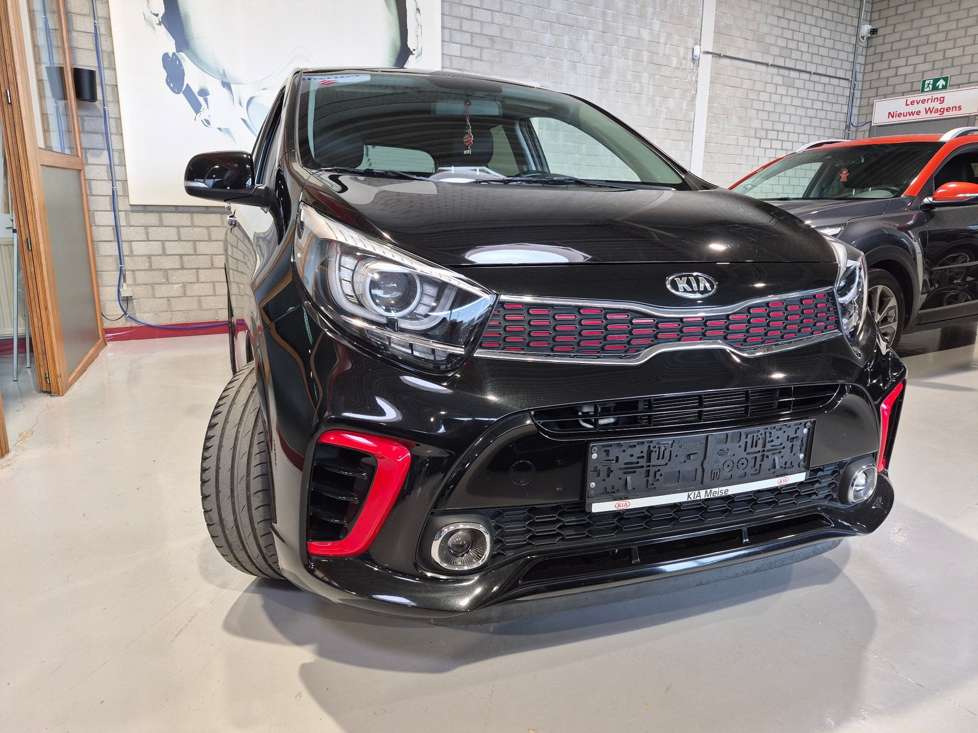 Kia Picanto 1.2 GT Line ISG 5MT - 16M KIA WARRANTY - NEW CON, Gebruikt, Zwart, Bedrijf, Picanto