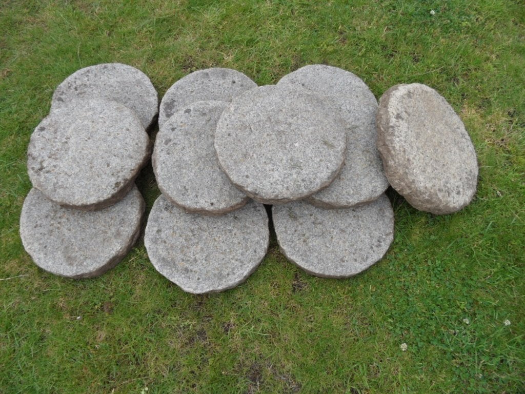 Stapstenen graniet, Tuin en Terras, Tegels en Klinkers, Ophalen, Gebruikt, Overige materialen, Overige typen