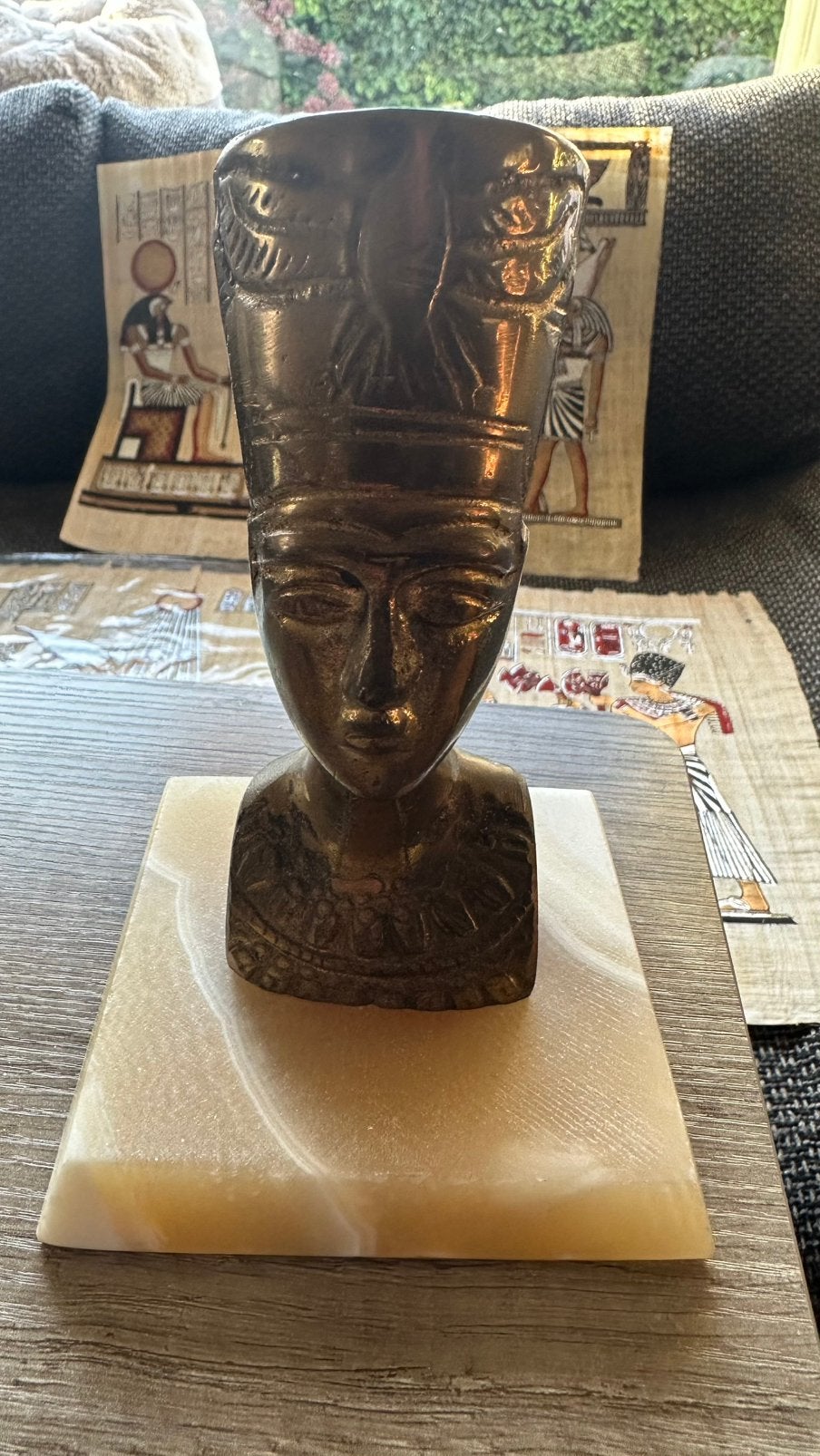 Statues en buste — Décoration de l'Égypte ancienne — Vintage, Antiquités & Art, Enlèvement