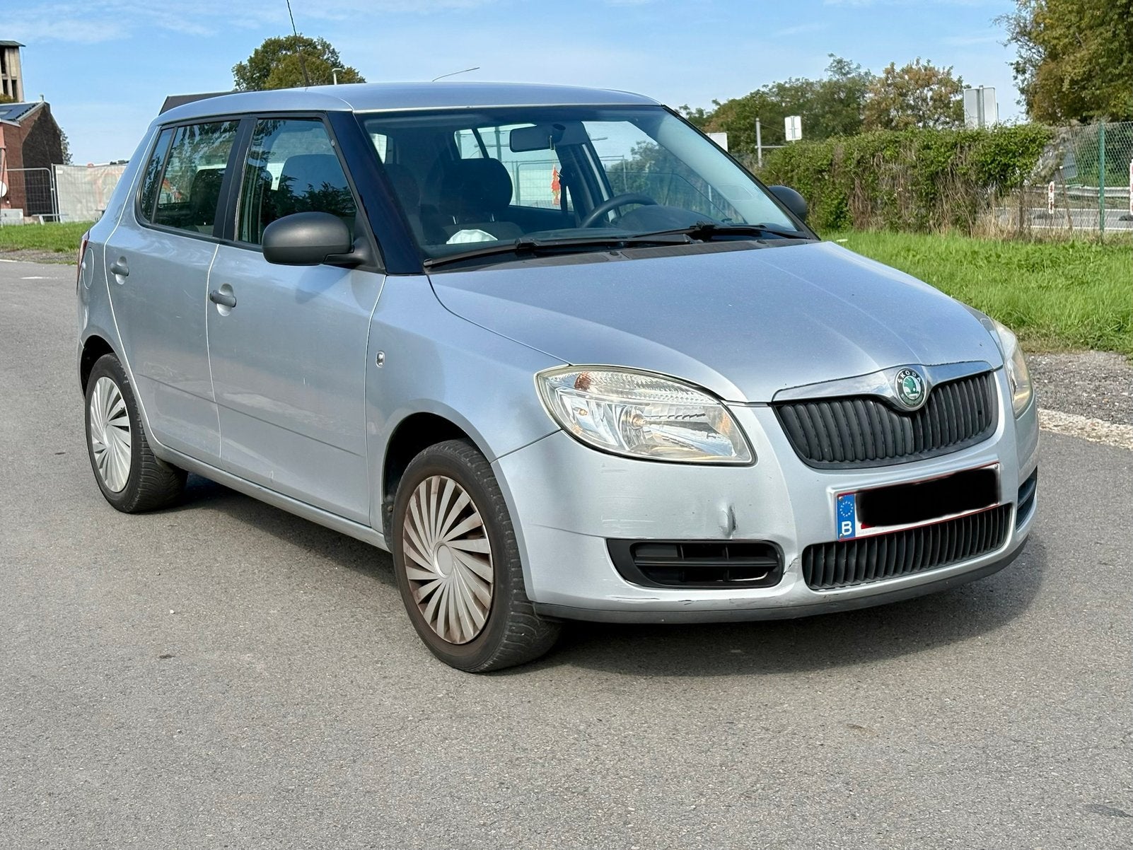 Skoda fabia 1.2 essence 2008 5 porte, Achat, Boîte manuelle, Noir, 5 portes