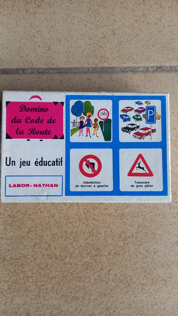 Domino du code de la route vintage, Enlèvement ou Envoi, Utilisé