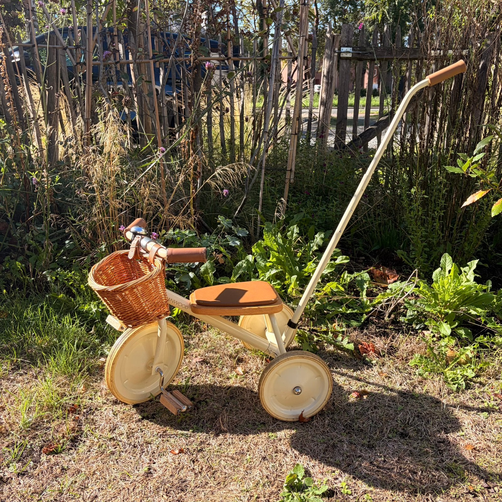 Banwood driewieler, Ophalen, Gebruikt, Duwstang