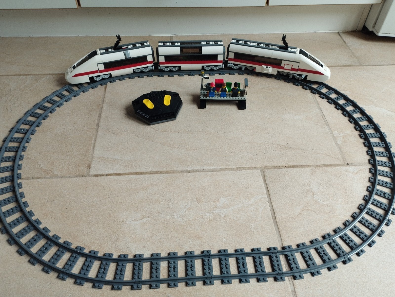 Lego passagiers trein RC 7897, City, Lego, Ophalen of Verzenden, Zo goed als nieuw