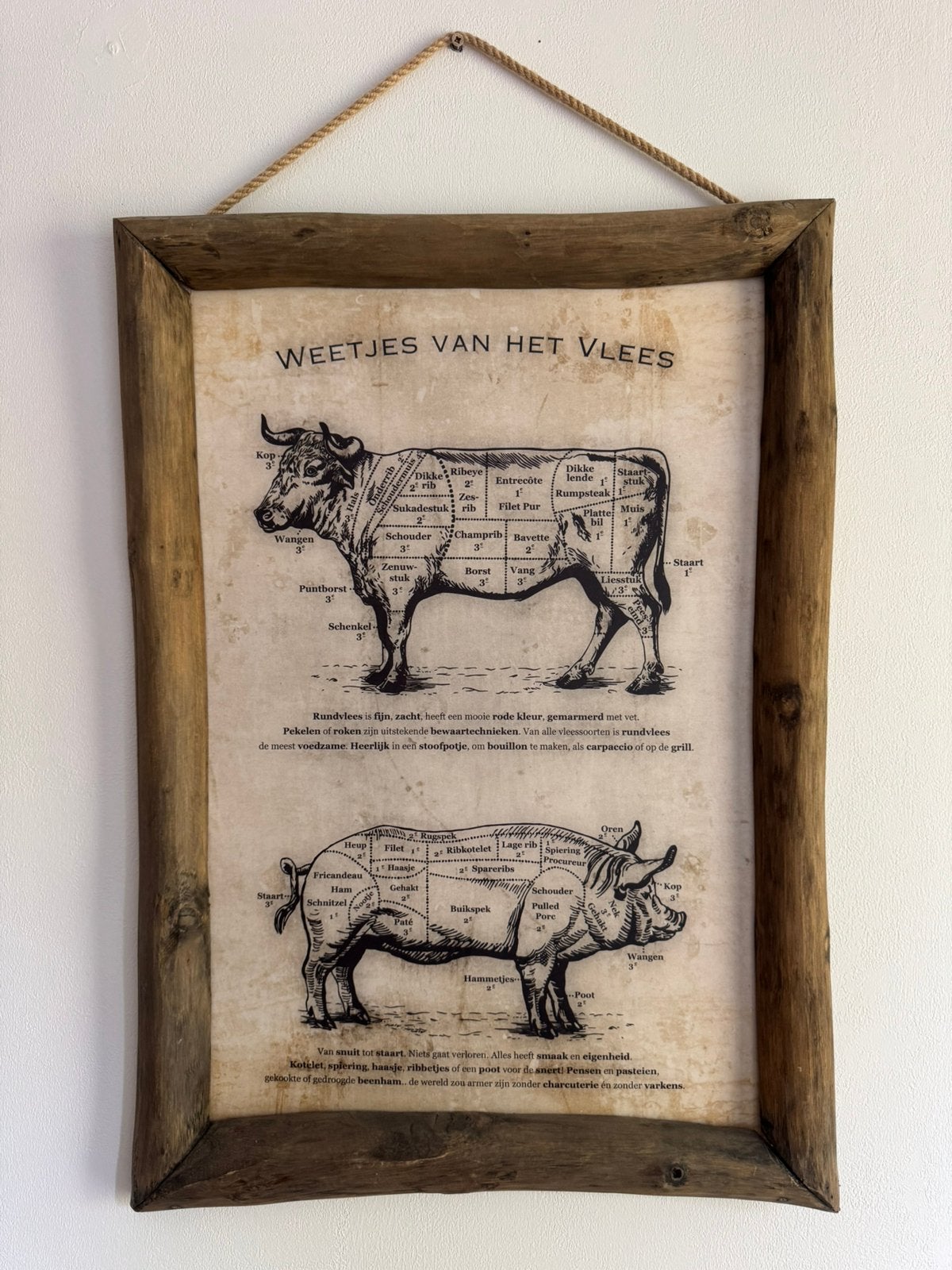 Weetjes van het Vlees, Landelijk, Ophalen, Nieuw, Decoratieobject