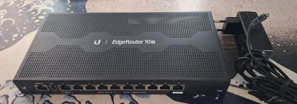 Ubiquiti EdgeRouter 10X, Informatique & Logiciels, Commutateurs réseau, Enlèvement, Utilisé