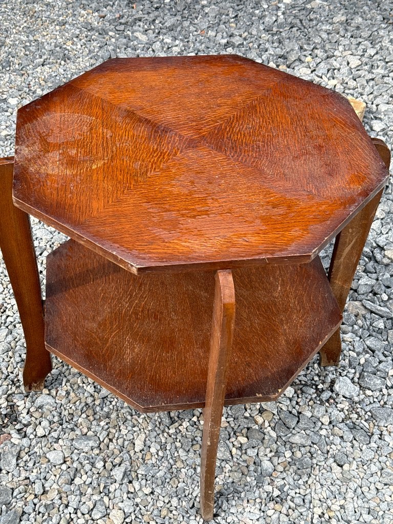 ancienne table 2 plateaux année +-1945_ 1950, Enlèvement