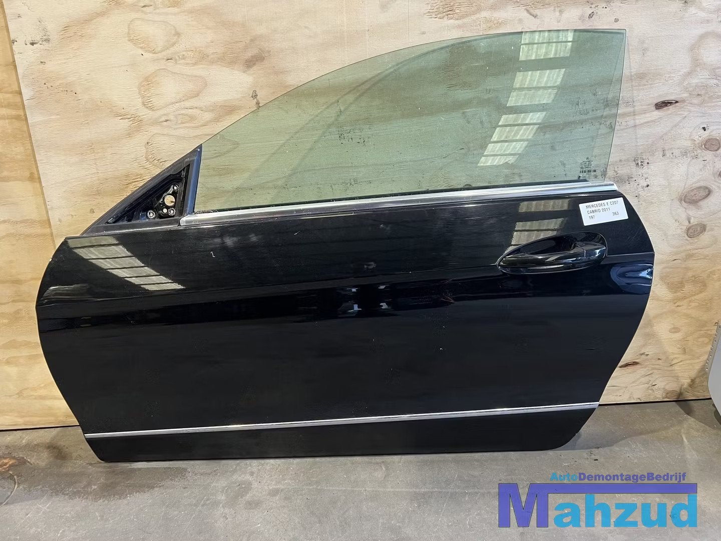 MERCEDES E A207 CABRIO Zwart 197 Links deur portier 2010-201, Gebruikt, Mercedes-Benz AG, Deur, Mercedes-Benz